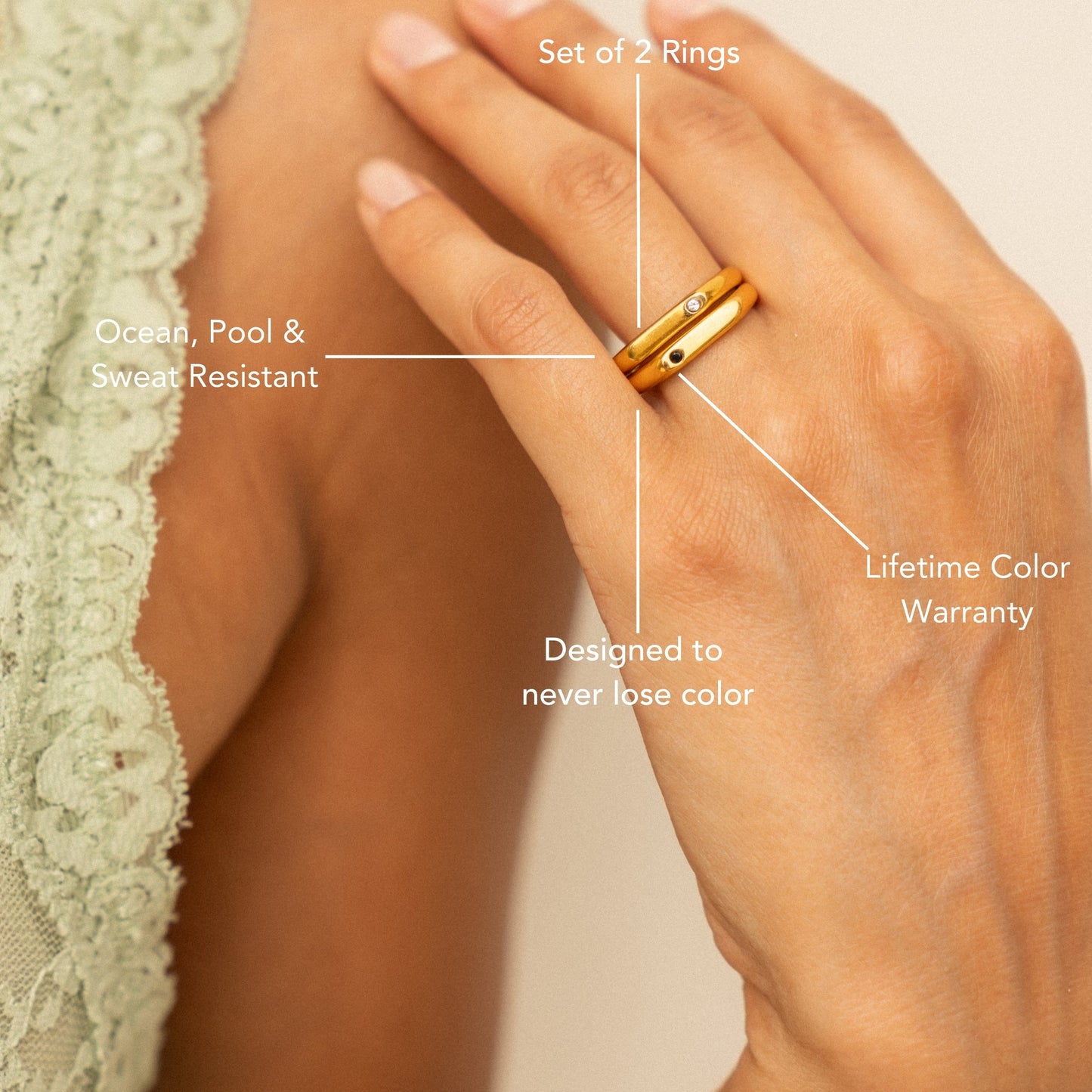 "Beste Freunde" Ring-Set