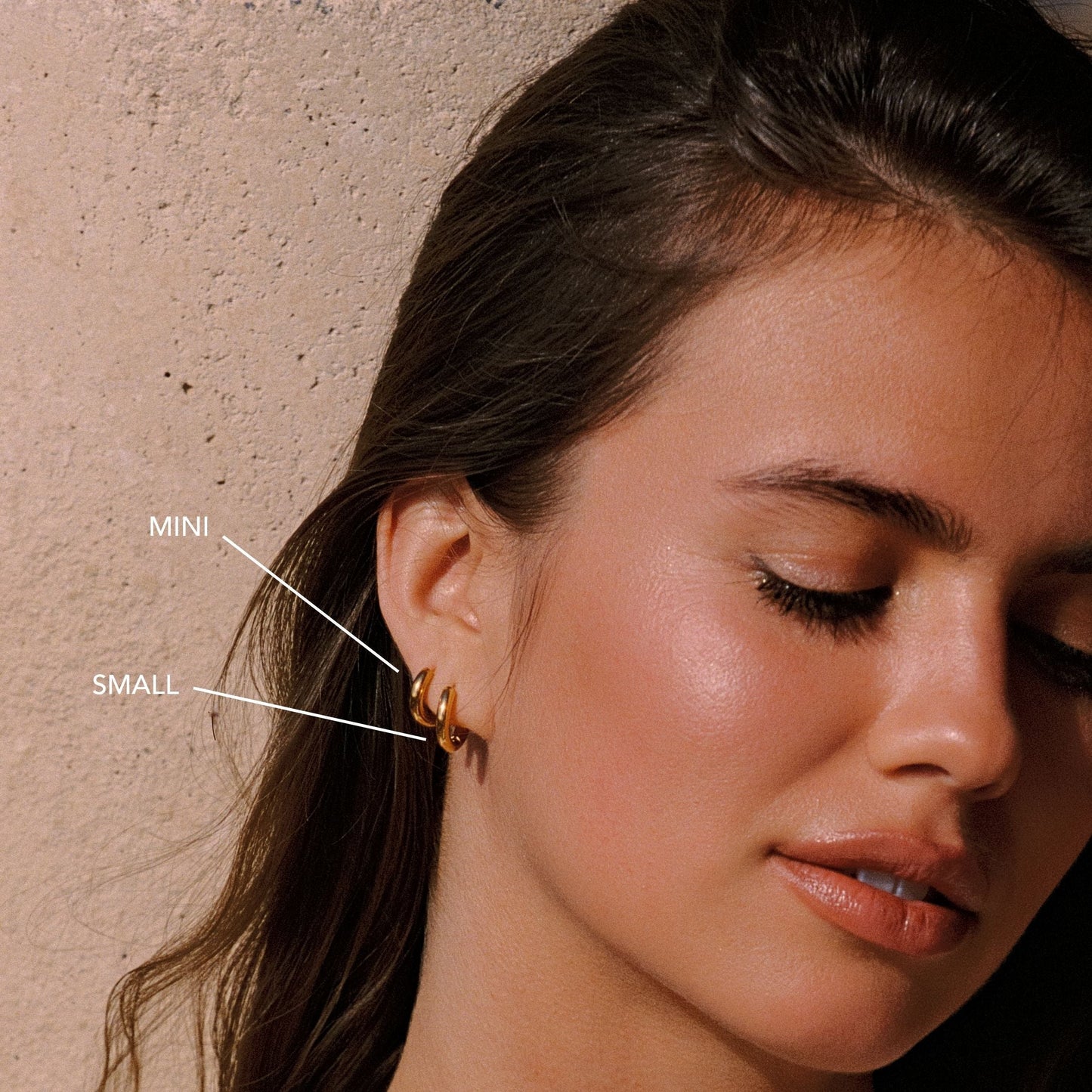 Thick Hoop Earrings