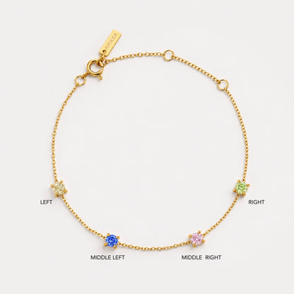 Custom Birthstone Bracelet