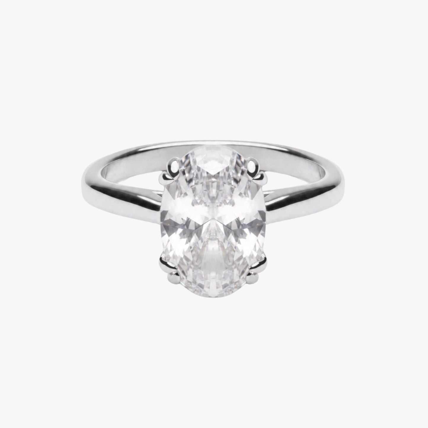 Oval Solitaire Ring