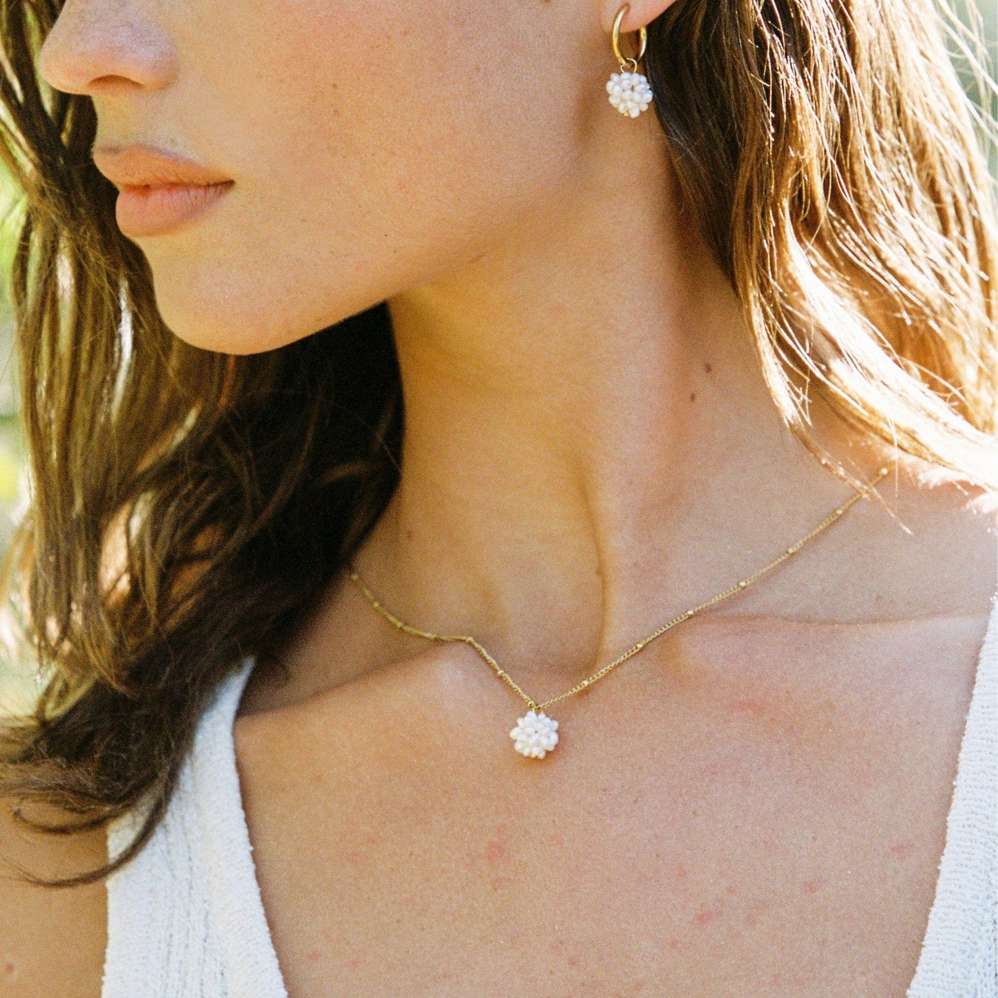 Tiny Pearls Necklace